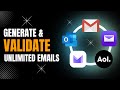Newly discovered how to generate and validate bulk emails email marketing
