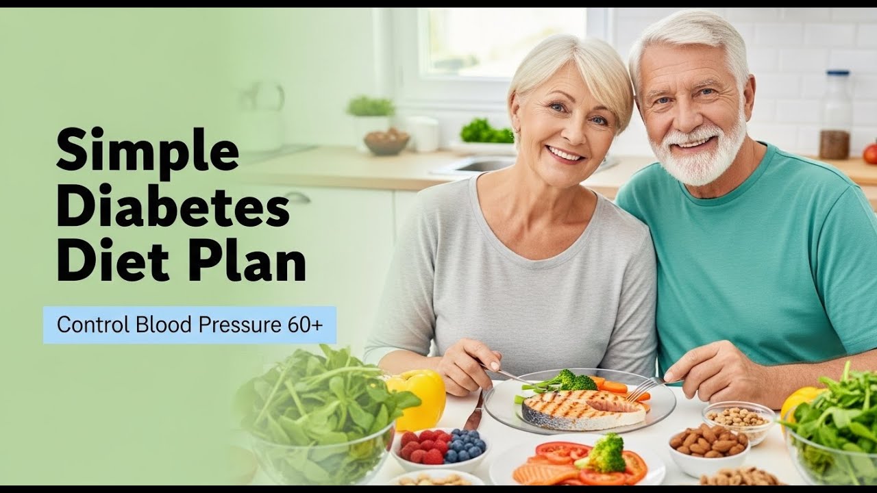 Simple Diabetes Diet Plan for Seniors _ Control Blood Pressure 60+