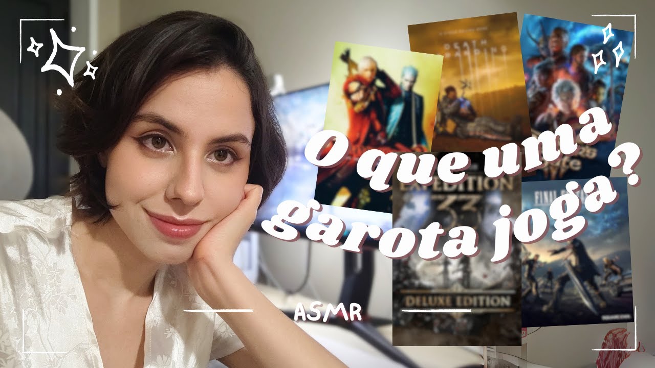 [ASMR] Meus jogos favoritos na Steam 🎧 | Sussurros + toques delicados