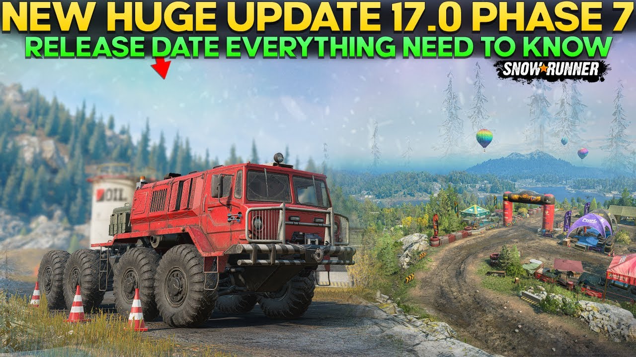 New Huge Update Phase 7 Release Date and Next-Gen Info in SnowRunner Everything You Need to Know