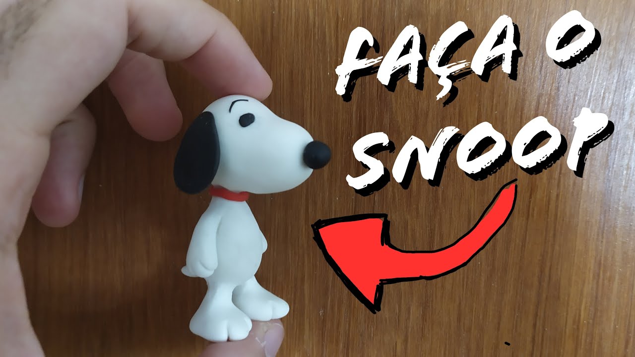 Como Fazer o Snoopy Com Biscuit - Passo a Passo