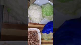 سلق الملفوف بطريقة سهلة وسريعة - تقطيع الكرنب || Stuffed Cabbage Rolls Recipe