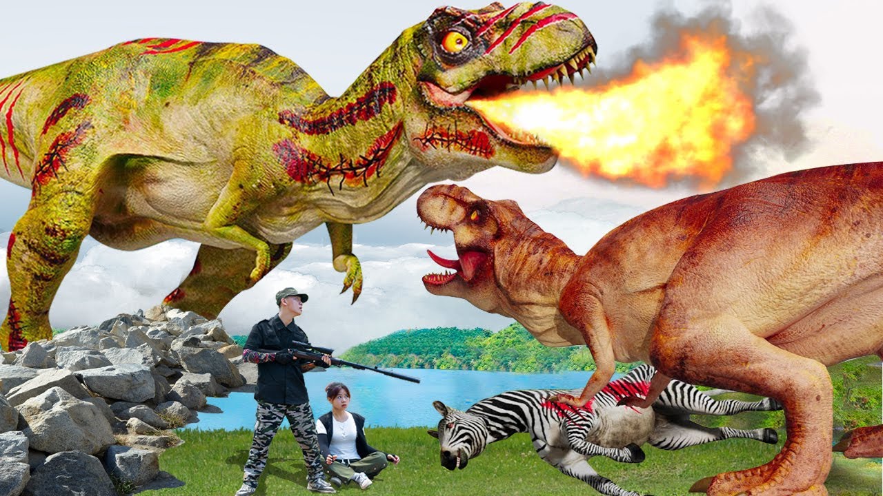 Lost In Dinosaur Jurassic World all Parts Most Dramatic Trex Chase