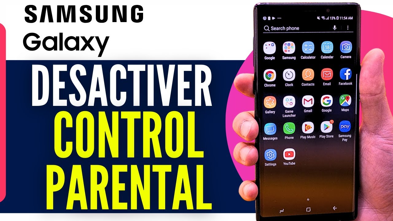 Comment D Sactiver Contr Le Parental Samsung 2025 Youtube