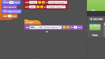 Tynker - How to Create and Use List Data Structures