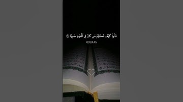 سورة مريم #ايات_قرانيه_قصيره