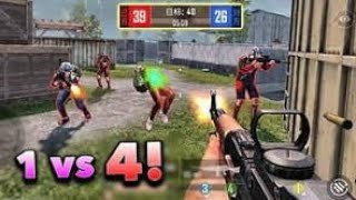 Online Battle1 Player Vs 4 Others In Epic Team Deathmatch - Who Survived?