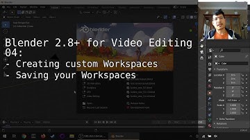 Custom Workspaces in Blender 2.8+