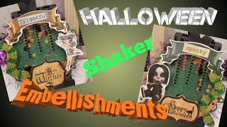 DIY  Halloween - Shakers - Embellishments - Paper to Masterpiece