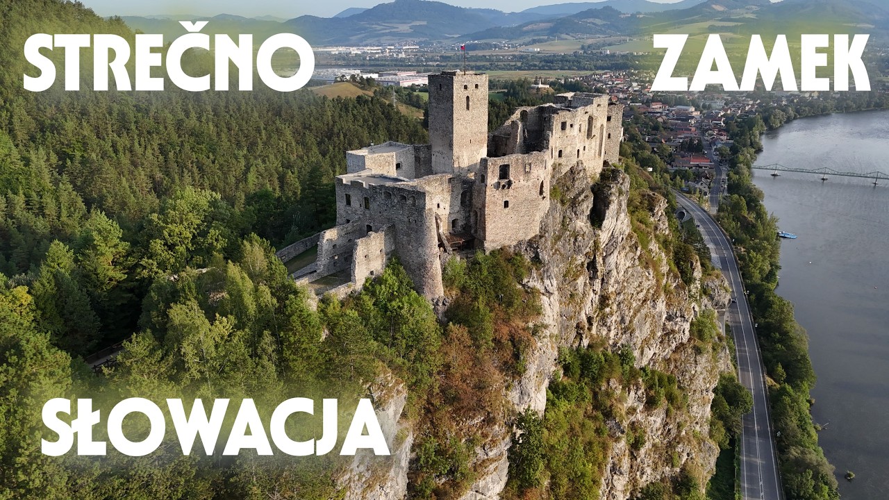 STREČNO - ZAMEK (Słowacja, kraj żyliński, okres żyliński) okiem drona