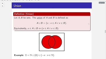 Intro to Proofs - Sets - Intervals, unions, intersections, and others