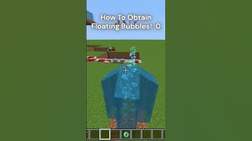 Secret Bubble Columns! :D #shorts #minecraft #minecraftglitches #minecraftshorts #fyp #gaming