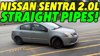 2012 Nissan Sentra 2.0L w/ STRAIGHT PIPES! by Exhaust Addicts 1,370 views 17 hours ago 3 minutes, 25 seconds