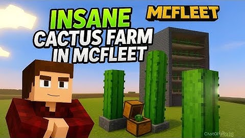 🌵INSANE CACTUS FARM in McFleet Survival | Minecraft Survival Episode🔥