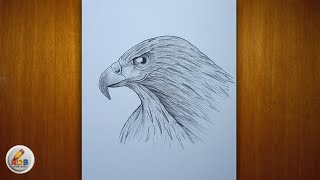 HOW to draw an eagle head -|- follow along