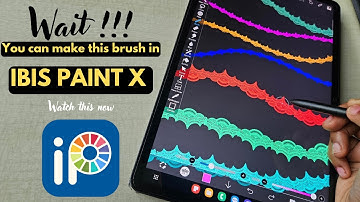 How to make your own Lace brush in IBIS PAINT X | custom brush tutorial 