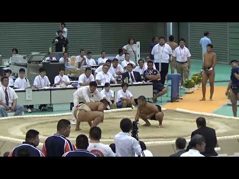 2016年IH 相撲 男子 個人 予選 2回戦 田中虎太郎（日田林工）vs 石田有輝（鳥取城北）