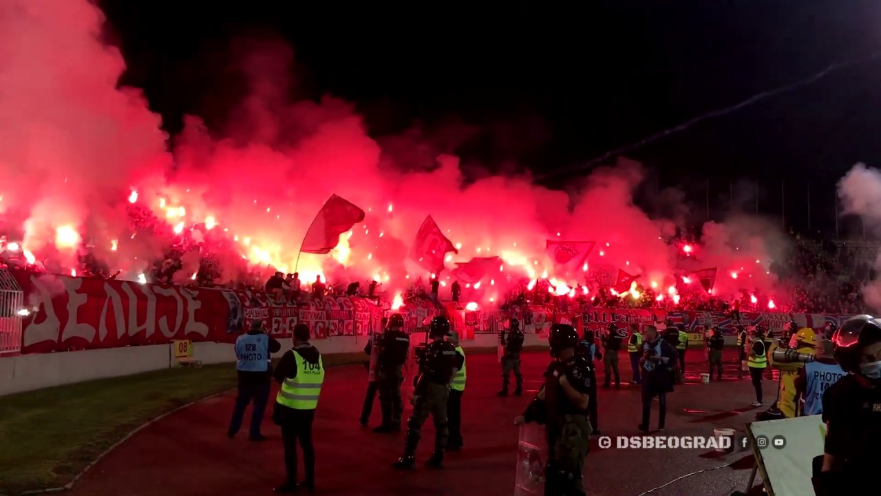 Delije - Bakljada - Gori lavor! | Partizan - Crvena zvezda 1:0 ...
