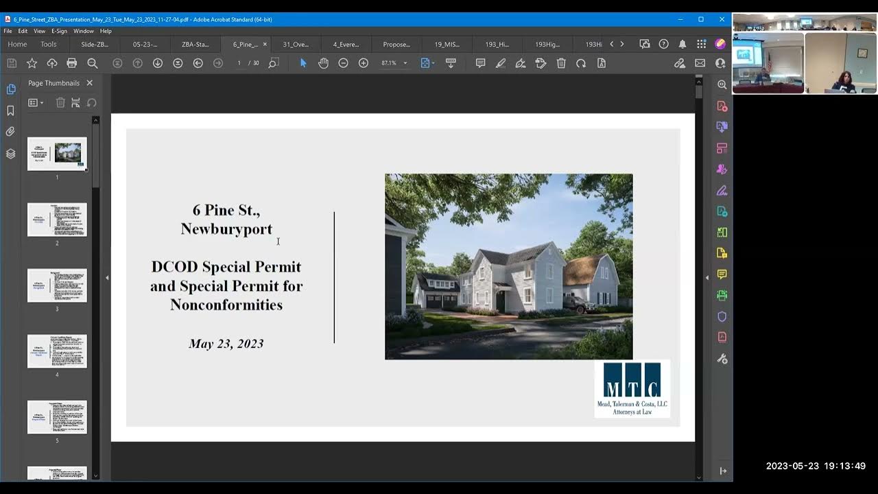 Newburyport Zoning Board of Appeals (5/23/2023) YouTube