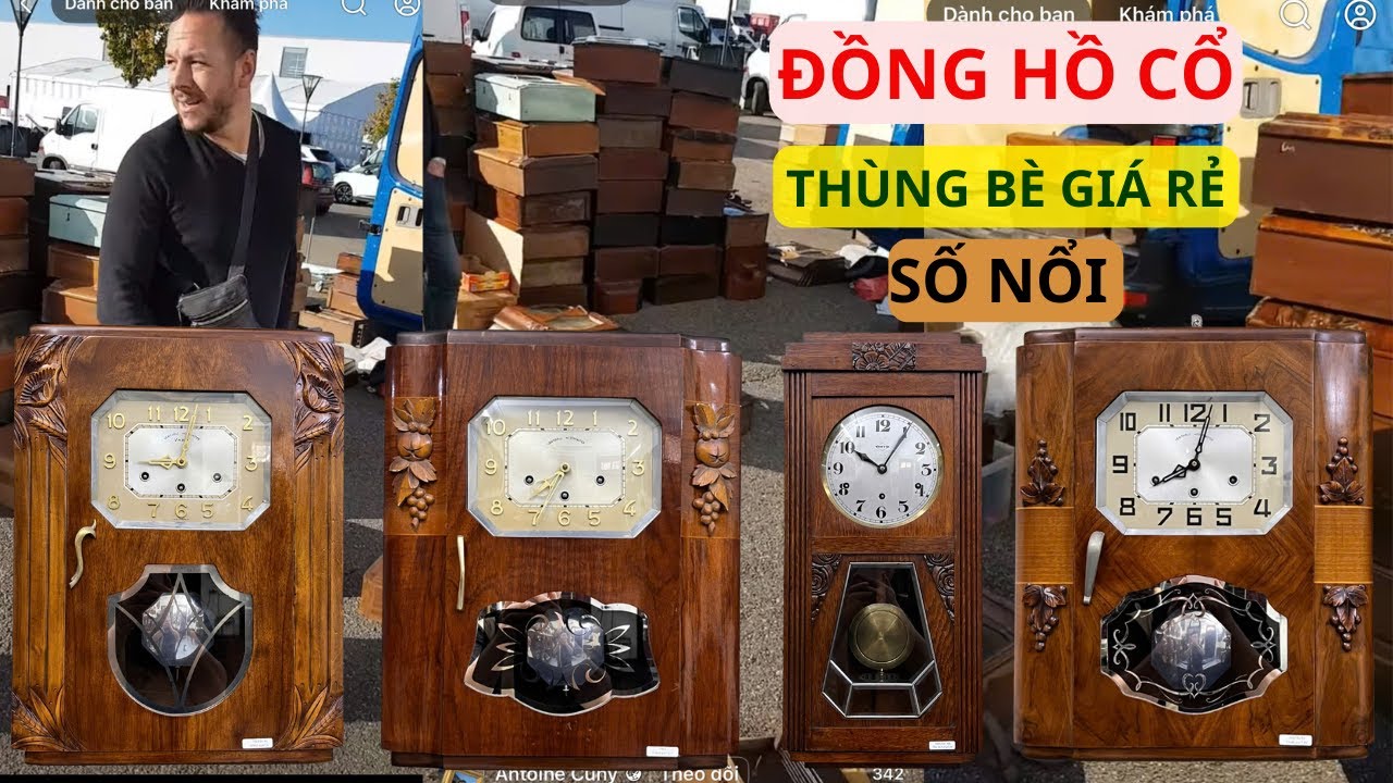 BÁO GIÁ ĐỒNG HỒ CỔ 24/11 VAN ĐÉT THÙNG DÀI 42 - FFFR THÙNG BÈ - DU RA THÙNG BÈ SỐ NỔI GIÁ BÌNH DÂN !