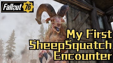Fallout 76 - My First Sheepsquatch Encounter
