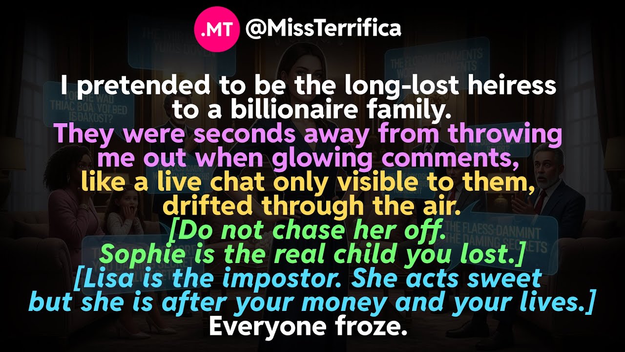 Я притворилась давно потерянной наследницей семьи миллиардеров...