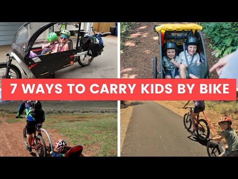 pull behind bike child carrier