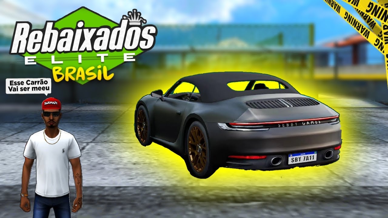 JOGANDO A NOVA ATUAIZAÇÃO DO REBAIXADOS ELITE BRASIL! PORSCHE 911 + TÚNEL 