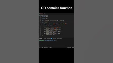 A function that every GO developer should know by heart