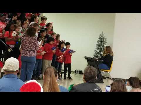 Coteau Elementary School Choir Christmas 2019 Part 1