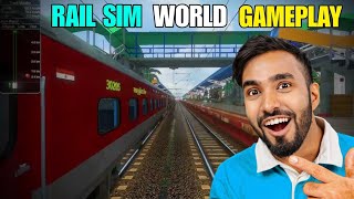 RAIL SIM WORLD MOBILE GAMEPLAY 😍  screenshot 4