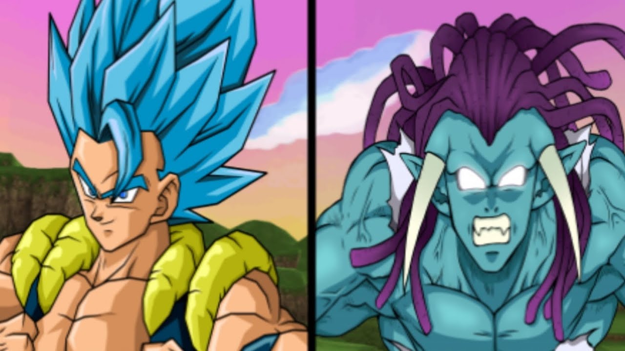 Gogeta blue vs gas 
