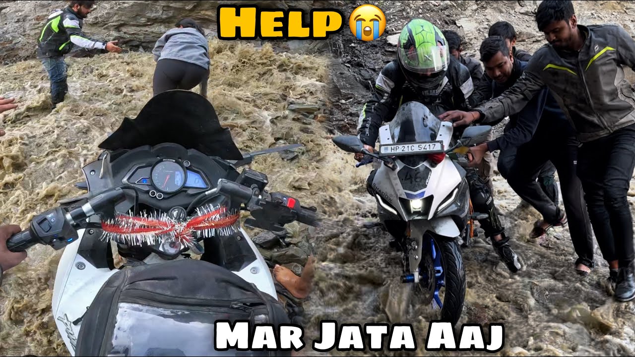 Off Road In Spiti Ladakh Gone Wrong❌ Dengerous Water Crossing