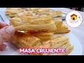 Masa de hojaldre RECETA PARA PRINCIPIANTES para hacer fosforitos tartas postres facturas y mucho mas