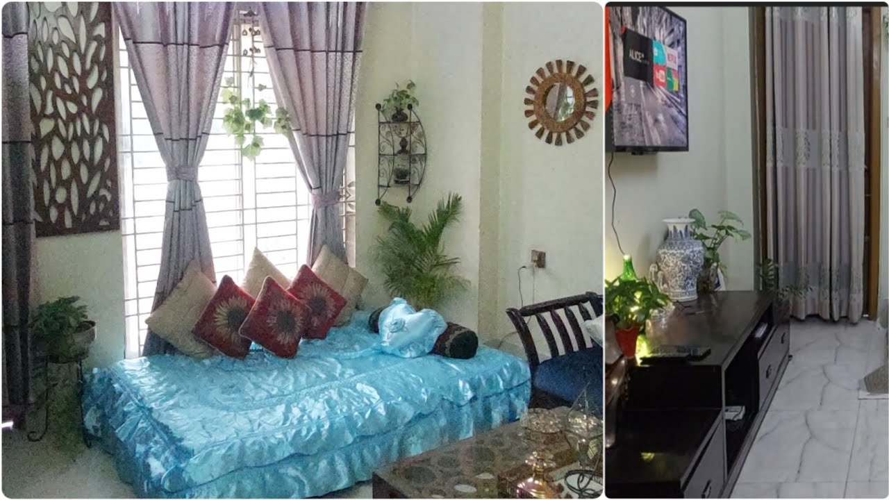 Living Room Tour।। Bangladeshi Small 2 Drawing Room Organisation 2023 ...
