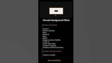 Circular Background Effect To Button Using HTML & CSS |Hover Effect| #tutorial #viralshorts #shorts