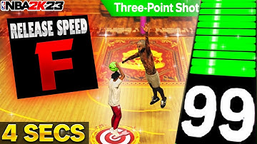 I used the SLOWEST JUMPSHOT with a 99 3PT RATING to BREAK the 1V1 COURT on NBA 2K23