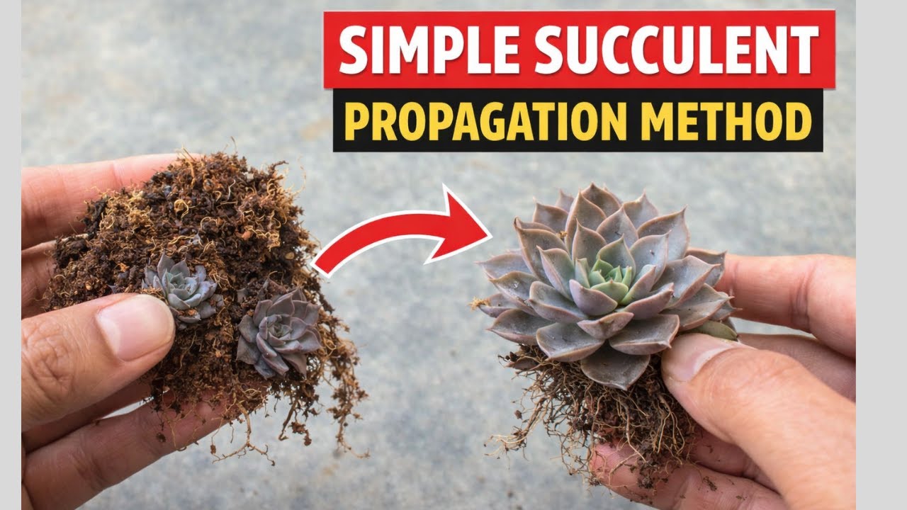 ПРОСТОЙ МЕТОД РАЗМНОЖЕНИЯ СУККУЛЕНТОВ