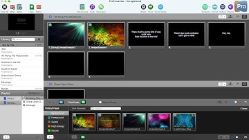 Pro Presenter 6 - Messages and Stage Display