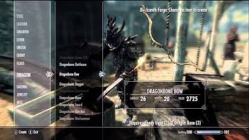 SKYRIM DAWNGUARD DLC - NEW DRAGONBONE WEAPONS