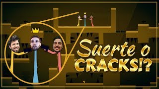 ¿SUERTE O CRACKS? - STICK FIGHT (WILLY VS FARGAN VS VEGETTA)