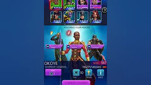 Rick OShay MPQ day 1035: Champ a 4*! Tokens & Boosted Okoye!