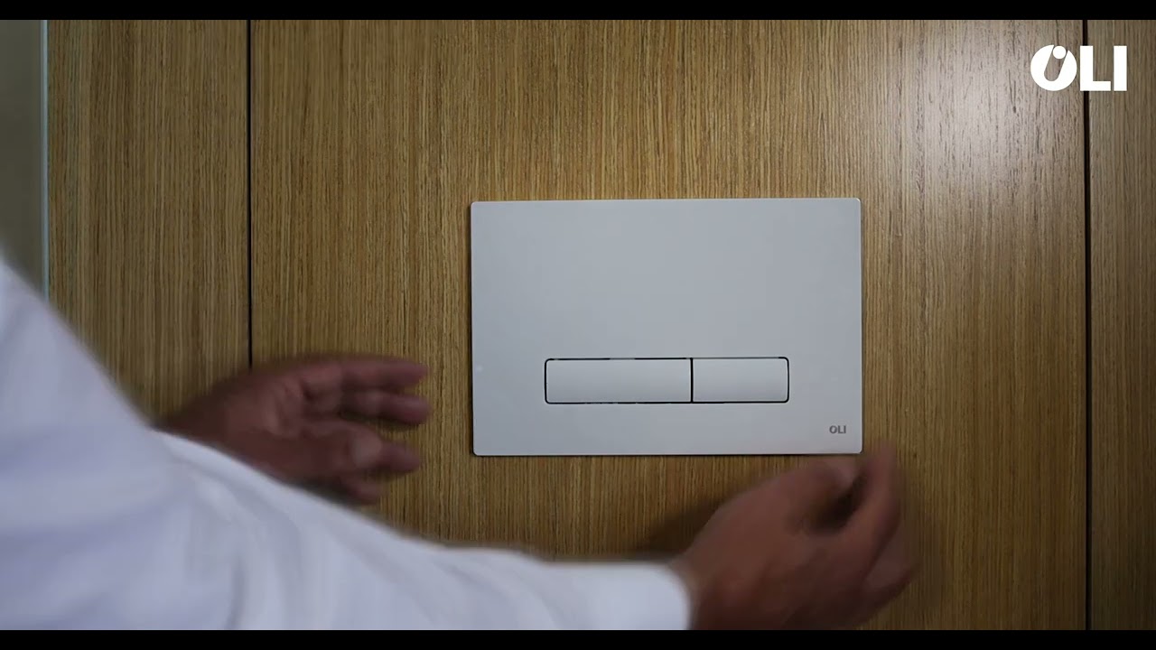 Hau‘ oli Glam White Dual Flush Plate | Italtile