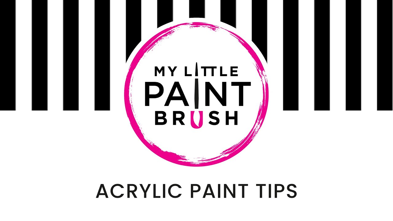 Acrylic Paint Tip: Dilute your paint!
