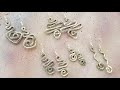 Simple Hammered Aluminum Earrings II - Eps 234