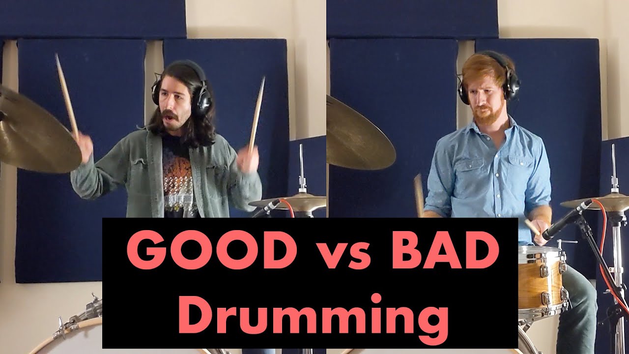Video: How Do GOOD and BAD Drummers Play Differently In The Studio?