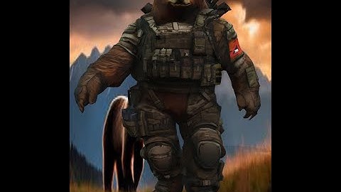 Bear Soldier. Model 3D, iClone 8, Character Creator 4 & 5, Blender, Unreal Engine...