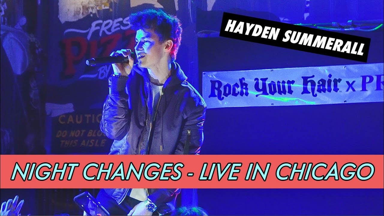 Hayden Summerall - Night Changes (Live in Chicago)