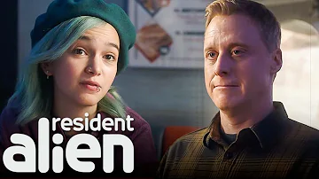 Harry Meets His Human Daughter | Resident Alien (S2 E5) | SYFY