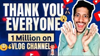 Thankyou Everyone For 1 Million Views On My Channel🙏#manojdey #viewskaisebadhaye #mrbeast #1million 